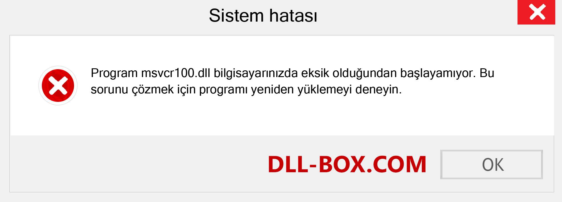 msvcr100.dll dosyası eksik mi? Windows 7, 8, 10 için İndirin - Windows'ta msvcr100 dll Eksik Hatasını Düzeltin, fotoğraflar, resimler